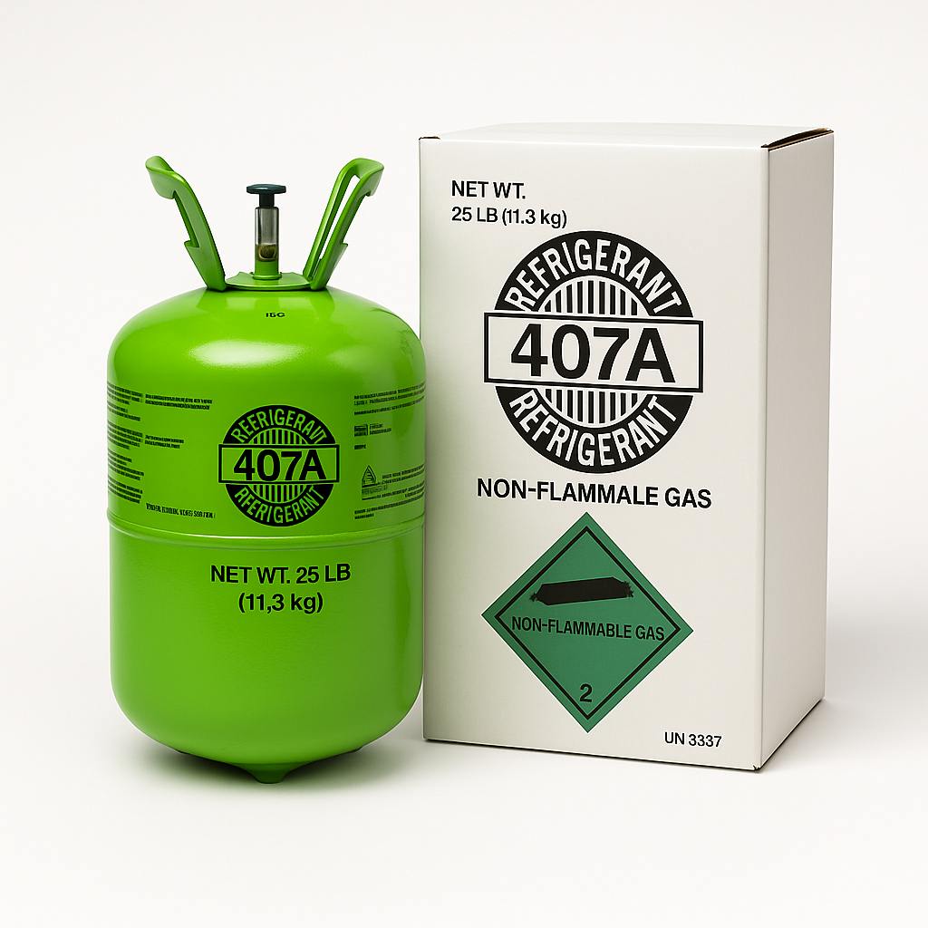 R-407A Refrigerant – 25 LB DOT Cylinder
